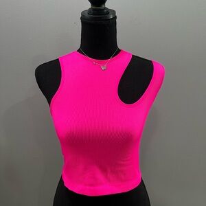 Subversive, pink crop top
